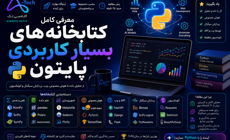 Best Python Libraries _ Academy-tech.ir